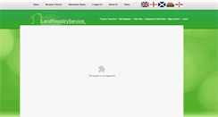 Desktop Screenshot of landregistryservice.org.uk
